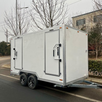 Toilettes mobiles sur mesure à double compartiment avec ventilateur d'extraction pour les grands festivals de musique en plein air