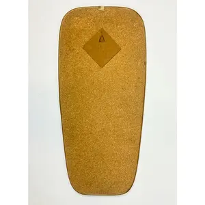 Retro tường gương nhôm tường gương hubsch Nội thất đơn mảnh là một tấm gương không khung với hình dạng bất thường và tròn - Product Image 5