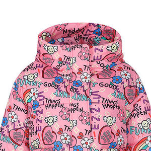 Veste matelassée courte légère pour homme avec capuche col montant toile de sublimation pour la saison hivernale - Product Image 3