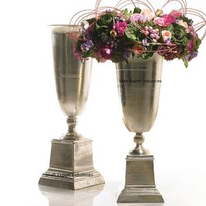 Grand support de vase à fleurs en métal doré Design classique pour fête de mariage, anniversaire, cérémonie, décoration intérieure et centre de table de bureau - Product Image 6