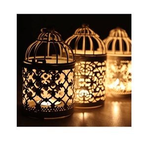 New Design Metal Candle Jar <b>Tea</b> <b>Light</b> Votive <b>Tea</b> <b>Light</b> <b>Holder</b> With Handle for Home Decoration for Export From India - Product Image 1