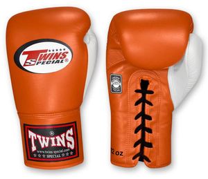 Guantes de boxeo de cuero de primera calidad para gemelos con logotipo personalizado OEM disponibles Guantes de combate hechos a mano para Kickboxing y entrenamiento - Product Image 2