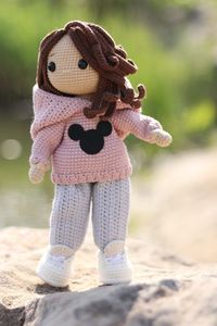 Muñeco de Ganchillo Hecho a Mano Personalizado, Amigurumi, Juguete de Felpa Suave, Regalo Decorativo, Exportación al por Mayor, OEM - Product Image 4