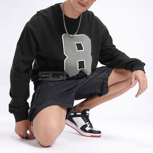 Sudadera de Cuello Redondo de Felpa de Algodón Básica, Fácil de Usar, Estilo Urbano, Última Moda de Invierno 2025, Precio al por Mayor, Nuevo Diseño para Hombre - Product Image 4