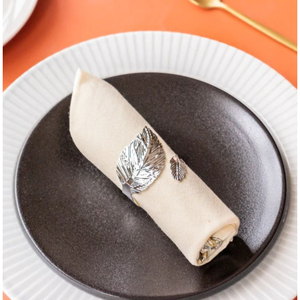 New Modern Design Silver Napkin Rings Set of 6 Napkin Holder Hotel Restaurant Supplies Tissue Organizer <b>for</b> Best <b>Sale</b> - Product Image 3