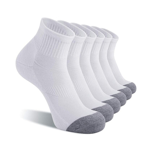 Chaussettes de sport haute densité, structure en tissu tricoté serré, nylon, élasthanne, coton pour résistance à l'abrasion dans les sports intensifs - Product Image 1