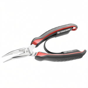Pince à bec demi-rond Facom, coudée à 40 degrés, pince de haute qualité - Product Image 2