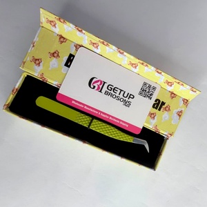 Pince à épiler pour cils anti-magnétique et anti-statique Getup Brosons Impex, en acier inoxydable, pointe lisse, outil de précision, emballage personnalisé - Product Image 2
