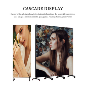 Xách tay 32 inch tầng thường vụ quảng cáo hiển thị di chuyển trung tâm mua sắm LED màn hình quảng cáo - Product Image 4