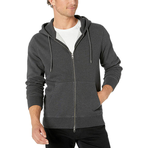 Sweat à capuche surdimensionné pour hommes 2026 coton avec logo personnalisé 100% Design simple et uni brodé pour l'hiver - Product Image 1