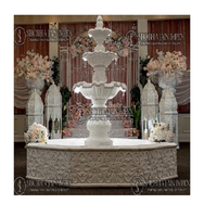Fontaines en fibre de bois de qualité supérieure Shobha Jain Impex, Delhi, Inde, pour décorations d'entrée de mariage grandiose