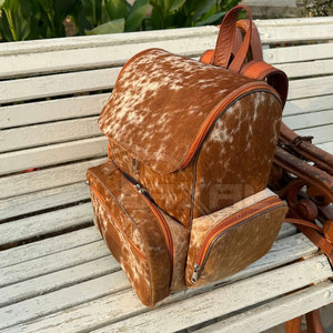 Bolsas de pañales de cuero de vaca de alta calidad hechas en Pakistán bolsas de pañales de cuero de vaca para uso al aire libre - Product Image 3