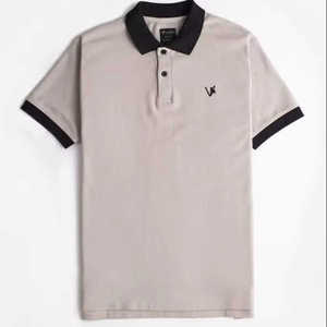 Camiseta de secado rápido para hombre de talla grande para Polos, camiseta de estilo informal de manga corta de algodón con patrón de estampado sólido transpirable - Product Image 1