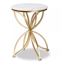 Gold Farbe Royal Beistell tisch 3er-Set Modern Home Messing Custom Preiswerte Deluxe Beistell tisch für Wohnzimmer und Hotel organisiert