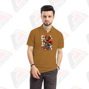 Camisa Polo Premium para hombre, cómoda y elegante con telas ecológicas de pana Batik vaquera para el verano - Product Image 6