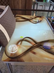 Chất Lượng Tốt Nhất Thổ Nhĩ Kỳ Thiết Kế Vàng Mở Rộng Bảng Và 6 Ghế Đặt Ăn Hiện Đại Ứng Dụng Giá - Product Image 2