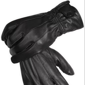 Gants d'équitation en cuir véritable de qualité supérieure unisexe à la mode, confortables, respirants et solides pour une utilisation quotidienne en moto - Product Image 1