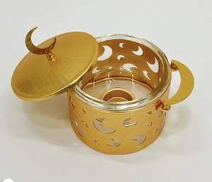 Réchaud alimentaire moderne et écologique pour le Ramadan, en métal découpé au laser, plat à fondue, chauffe-plat, buffet, usage hôtelier, mariage - Product Image 2