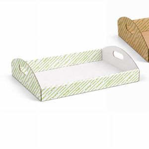 Personalized Food Trays with Handles Mod S 25x38x4 Cm-Paper - Product Image 1