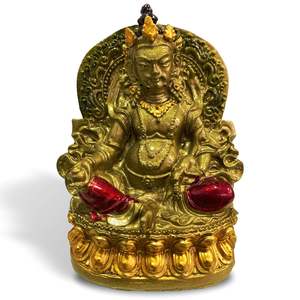 HOME GENIE Statue de Kuber colorée | Idole du Seigneur Kuber pour la richesse et la prospérité | Décor religieux hindou - Product Image 1