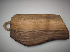 Tabla de cortar de madera orgánica de Acacia hecha a mano, tabla de cortar de charcutería para cortar alimentos y utensilios de cocina, nuevos productos - Product Image 2