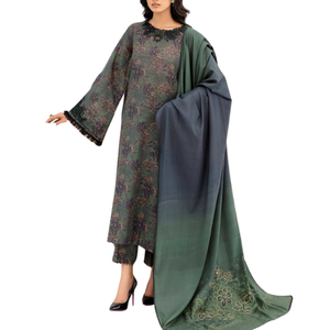 ผู้หญิงชุดคอลเลกชันฤดูร้อนอินเทรนด์ใหม่ ปากีสถาน อัฟกานิสถาน ผู้หญิง ชุดเดรสคุณภาพสูง ปรับแต่งยอมรับบริการ OEM ODM - Product Image 1