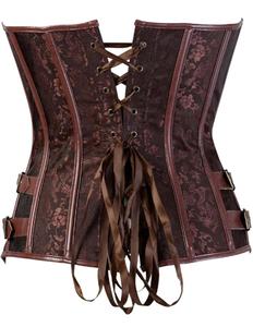 Corsé de mujer Vintage Tops Sexy Overbust Shapewear Corsé de borcade moderno para tallas grandes características transpirables - Product Image 3