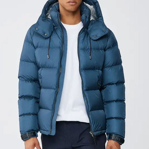 Veste matelassée pour hommes imprimée de logo personnalisé haut de gamme Style décontracté avec col montant pour l'hiver Option grande taille Prix bas! - Product Image 5