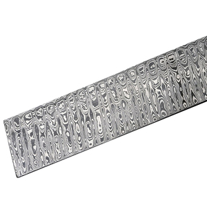 เหล็กดามัสกัสแบบแบนสำหรับทำมีดสั่งทำ - Product Image 2