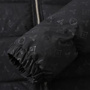 Luxe coréen mode hommes hiver doudoune épais chaud coton à capuche Parka Bomber coupe-vent imprimer longue décontracté léger - Product Image 5