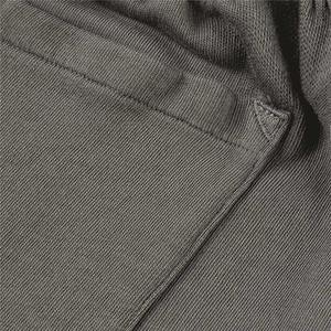 กางเกงขาสั้นผ้าคอตตอนผ้าฟลีซ/เทอร์รี่สำหรับผู้ชายกางเกงขาสั้นผ้าย้นส์ปิดเอวย้อมสีล้วนสไตล์ลำลองกำหนดเองได้100% - Product Image 4