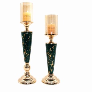 Royal Looking Home Hotel Restaurant <b>Candle</b> <b>Pillar</b> Decoration Luxury <b>Gold</b> Plated Finishing <b>Candle</b> Stand 5 Arm <b>Candle</b> Holder - Product Image 3