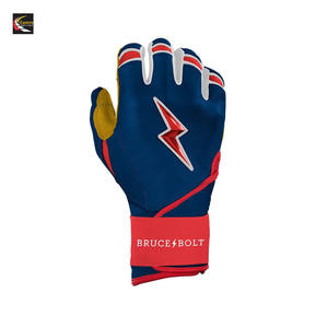 Gants de frappe en cuir numérique de chèvre professionnels unisexes à long poignet, équipement de baseball, guantes de bateo de beisbol - Product Image 5