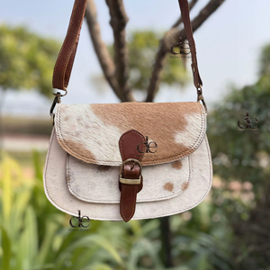 Bolso de piel de vaca occidental de nuevo diseñador, bolso de mano, bolso de mano con estilo bohemio, gran oferta, bolso de mano multiusos para mujer - Product Image 1