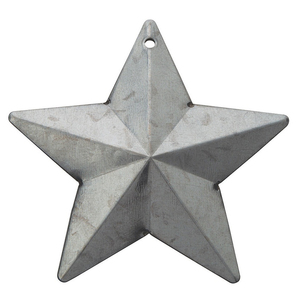 2024คริสต์มาสเครื่องประดับโลหะชุบสังกะสีแบบแฮนด์เมดต้นคริสต์มาสแบบแขวนรูปดาว - Product Image 1