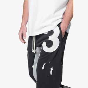 กางเกงวอร์มผู้ชายผ้าเทอร์รี่คอตตอน 100% ขายส่ง คุณภาพสูง กันยับ แห้งเร็ว ระบายอากาศดี ปักโลโก้ตามสั่ง ไซส์ใหญ่ - Product Image 6