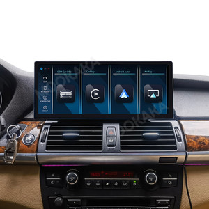 راديو السيارة Ultra Linux بوصة لسيارة BMW X5X6 E70 E71-CarPlay Android GPS Navigation - Product Image 1