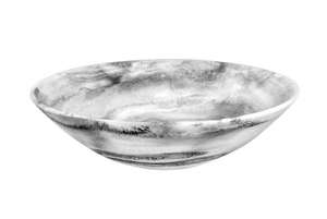 Tazón de Servir Clásico de Resina Epoxi Transparente con Incrustaciones de Madera Natural para Uso Doméstico - Product Image 2