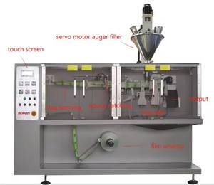 Máquina horizontal PFS, sistema automático de llenado y sellado de alta velocidad para líquidos, polvos y envasado de alimentos - Product Image 2