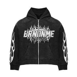 Winter Sports Training Running Gym Workout Custom Printed Fashionable Two-Piece Sets Hoodie <b>Trouser</b> Tracksuits 100% Cotton - Product Image 4