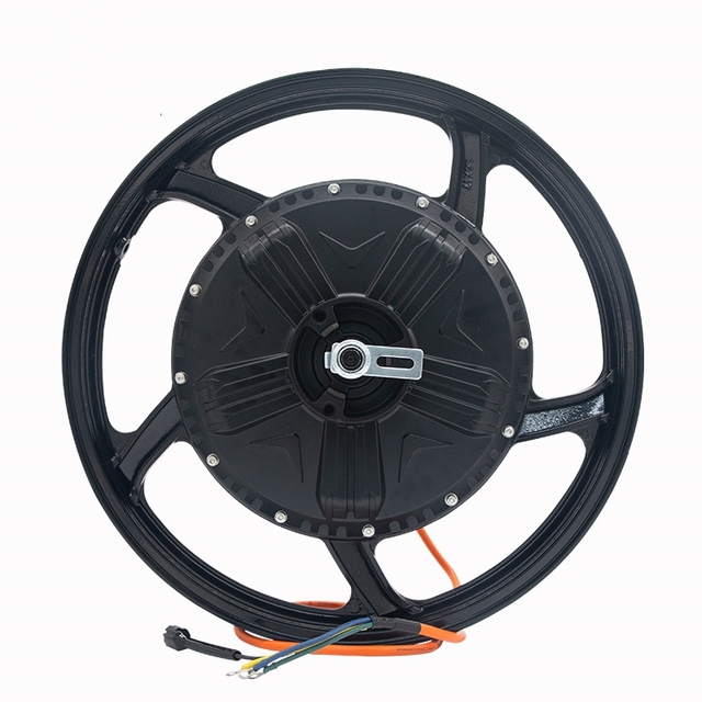 17 Inch 60v 4000w Dc Brushless Permanent Magnet Electric Scooter Hub Motor