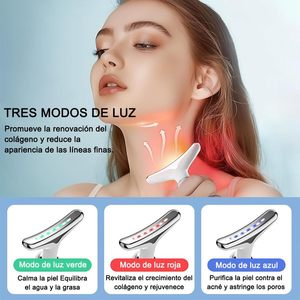 Masseur de cou Myrva rechargeable par USB, chauffant, avec mode micro-courant liftant, appareil portable pour raffermir le visage et le cou - Product Image 6