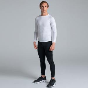 เสื้อว่ายน้ำรัดรูปแขนยาวสำหรับผู้ชายผ้าสแปนเด็กซ์ BJJ UFC เสื้อยิมฟิตเนสธรรมดายอดเยี่ยมสำหรับ UFC BJJ - Product Image 3