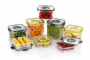 Contenedor de Almacenamiento de Alimentos al Vacío Hermético, Ecológico y a Prueba de Fugas con Tapa de Cierre, Libre de BPA, PP+PET, Ahorra Espacio, Caja de Almacenamiento para Cocina - Product Image 5