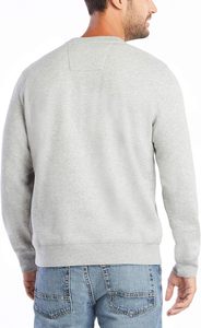 Sweat-shirt surdimensionné à épaules tombantes pour hommes personnalisé pull-over en coton épais à col ras du cou haut ample Streetwear - Product Image 5