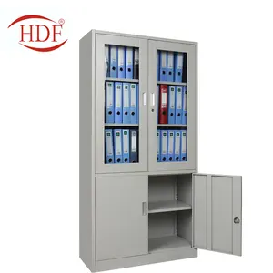 Văn phòng kim loại cao nhà để xe lưu trữ tủ có thể điều chỉnh Kệ khóa 2 Cửa tủ thép Tủ hồ sơ