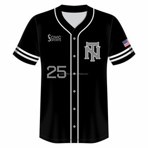 Jerseys de béisbol sublimación personalizados, entrega rápida, uniformes de malla, Impresión de diseño personalizado, ropa de equipo, alta calidad - Product Image 3