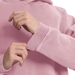 Custom Men's Distressed Acid Wash Hoodie Heavyweight Streetwear with Embroidery and Drop Shoulder for Winter - Product Image 4