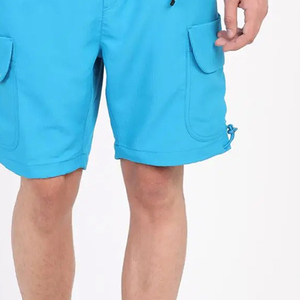 Vente en gros de shorts de gymnastique d'été décontractés pour hommes, vêtements de sport confortables de couleur unie avec méthode de tissage non tissé de poche - Product Image 6