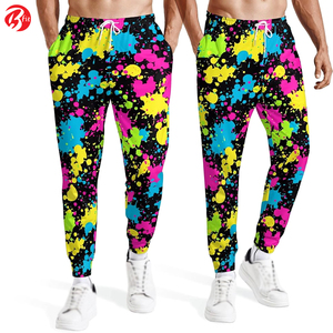Pantalon de jogging en tissu doux pour l'entraînement Pantalon de course à pied respirant Pantalon de jogging imprimé Slim Fit - Product Image 3